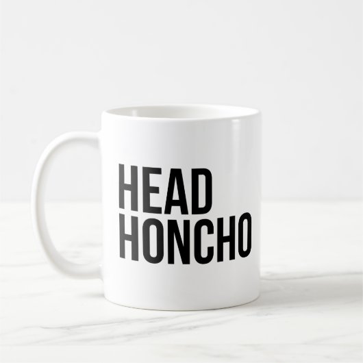 Hoofd Honcho Koffiemok (Links)