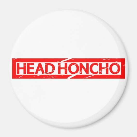Hoofd Honcho Stamp Magneet (Voorkant)