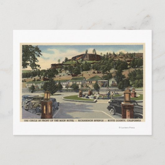 Hoofd Hotel Uitzicht bij Richardson Springs Briefkaart (Voorkant)