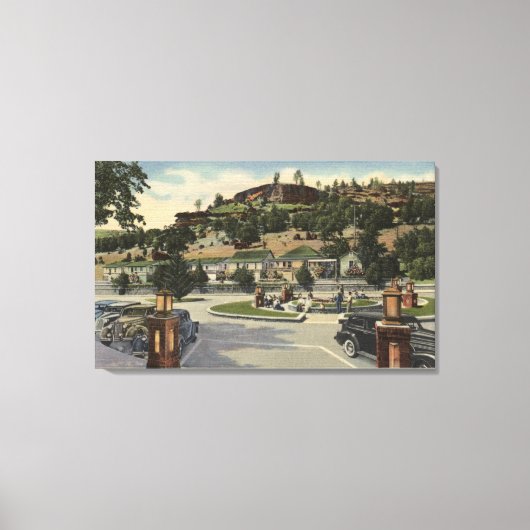 Hoofd Hotel Uitzicht bij Richardson Springs Canvas Afdruk (Voorkant)