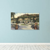 Hoofd Hotel Uitzicht bij Richardson Springs Canvas Afdruk (Insitu (Houten vloer))