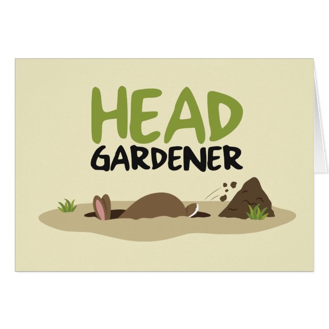 Hoofd illustratie Gardener (Voorkant Horizontaal)