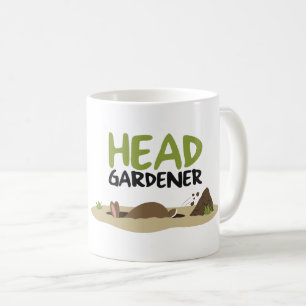 Hoofd illustratie Gardener Koffiemok
