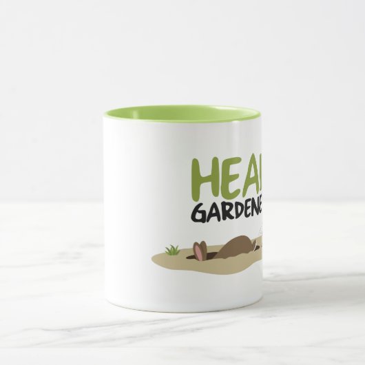 Hoofd illustratie Gardener Mok (Midden)