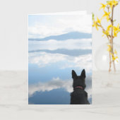 Hoofd in de wolken - Blank binnen Kaart (Gele Bloem)