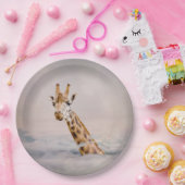 Hoofd in de wolken papieren bordje (Feest)