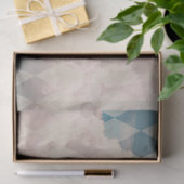 Hoofd in de wolken Pin Up Style Retro Meisje Tissuepapier (Geschenk)