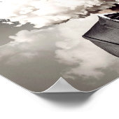 Hoofd in de wolken poster (Hoek)