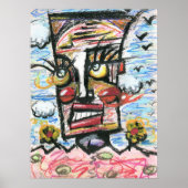 Hoofd in de wolken poster (Voorkant)