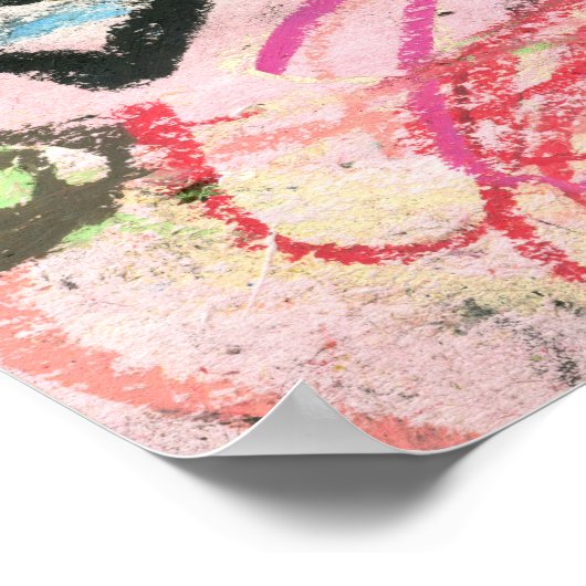 Hoofd in de wolken poster (Hoek)