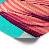 Hoofd in de wolken Surrealistische Collage Art Poster (Hoek)