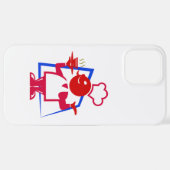 Hoofd iPhone Hoesje (Achterkant horizontaal)