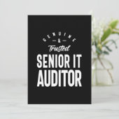 Hoofd IT-accountant Titel Titel Cadeautje Bedankkaart (Staand voorkant)