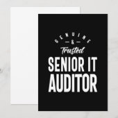 Hoofd IT-accountant Titel Titel Cadeautje Bedankkaart (Voorkant / Achterkant)