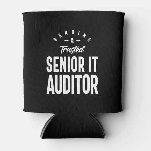 Hoofd IT-accountant Titel Titel Cadeautje Blikjeskoeler (Voorkant)