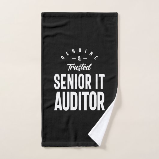 Hoofd IT-accountant Titel Titel Cadeautje Handdoek (Handdoek)