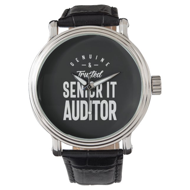 Hoofd IT-accountant Titel Titel Cadeautje Horloge (Voorkant)
