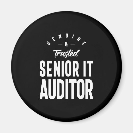 Hoofd IT-accountant Titel Titel Cadeautje Magneet (Voorkant)