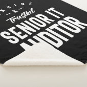 Hoofd IT-accountant Titel Titel Cadeautje Sherpa Deken (3/4)