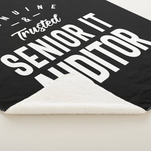 Hoofd IT-accountant Titel Titel Cadeautje Sherpa Deken (3/4)