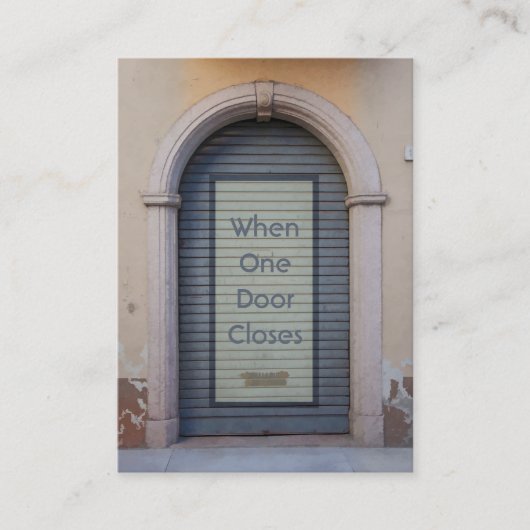 Hoofd jager, uniek arbeidsbureau visitekaartje (Voorkant)