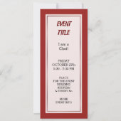 Hoofd Kaart (Achterkant)