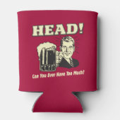 Hoofd: Kan je ooit te veel hebben? Blikjeskoeler (Achterkant)