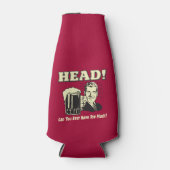 Hoofd: Kan je ooit te veel hebben? Flesjeskoeler (Voorkant)