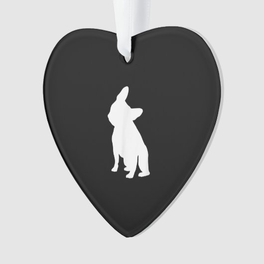 Hoofd kantelapparaat Frenchie Head Bulldog Lover G Ornament (voorkant)