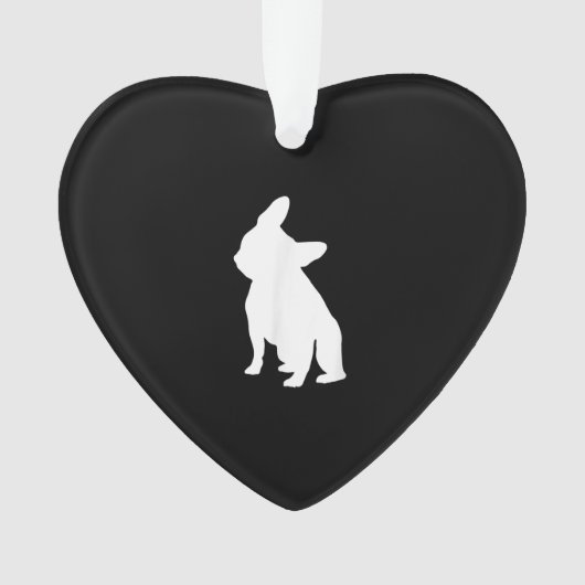 Hoofd kantelapparaat Frenchie Head Bulldog Lover G Ornament (voorkant)