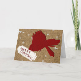 Hoofd Kerstkaart Feestdagen Kaart