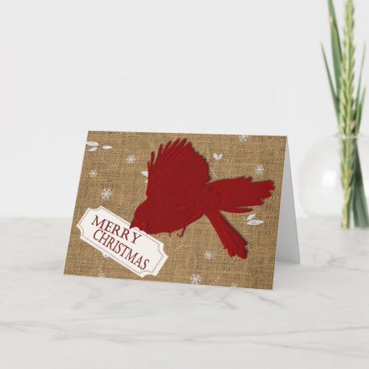 Hoofd Kerstkaart Feestdagen Kaart (Voorkant)