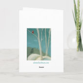 Hoofd Kerstkaarten Feestdagen Kaart (Achterkant)