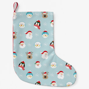 Hoofd kerstpatronen, kerstmis gif kleine kerstsok