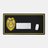 Hoofd Keukenpolitie-badge Bureaumat (Keyboard & Muis)