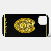 Hoofd Keukenpolitie-badge Case-Mate iPhone Case (Achterkant (horizontaal))