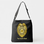 Hoofd Keukenpolitie-badge Crossbody Tas (Achterkant)
