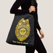 Hoofd Keukenpolitie-badge Crossbody Tas (Dichtbij)