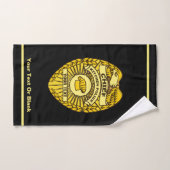 Hoofd Keukenpolitie-badge Handdoek (Handdoek)