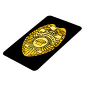 Hoofd Keukenpolitie-badge Magneet (Linkerzijde)