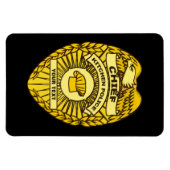 Hoofd Keukenpolitie-badge Magneet (Horizontaal)