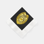 Hoofd Keukenpolitie-badge Servet (Hoek)