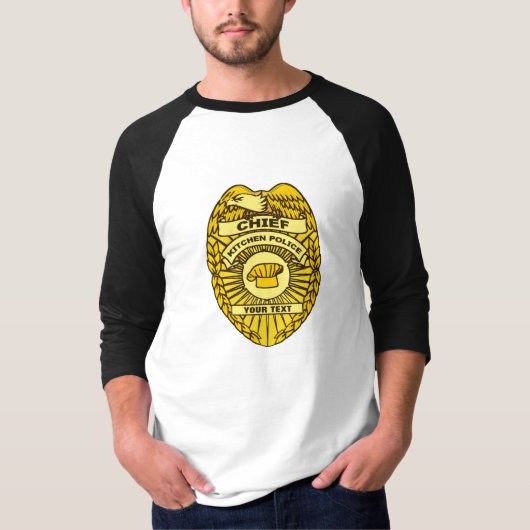 Hoofd Keukenpolitie-badge T-shirt (Voorkant)