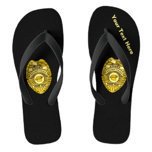 Hoofd Keukenpolitie-badge Teenslippers
