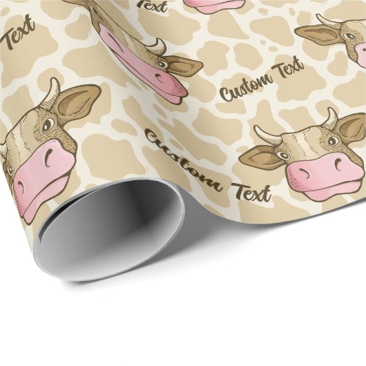 Hoofd koe cadeaupapier (Rol Hoek)