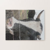 Hoofd koe legpuzzel (Horizontaal)