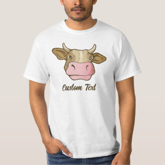 Hoofd koe t-shirt