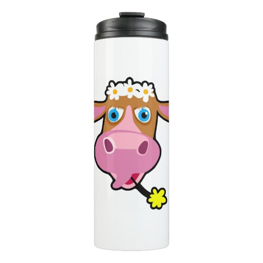 Hoofd koe thermosbeker (Voorkant)