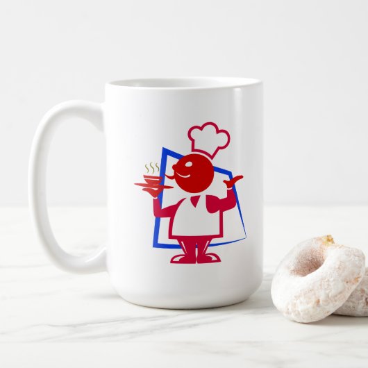 Hoofd Koffiemok (Met donut)