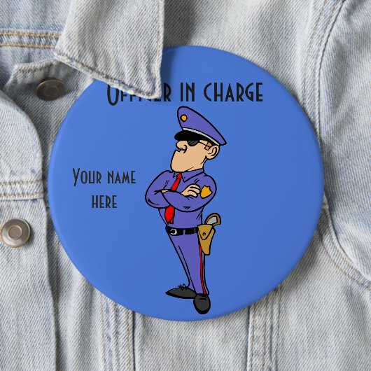 Hoofd kolossaal, 6-inch Button (In situ)